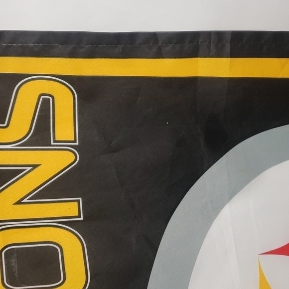 Nfl PITTSBURGH STEELERS Championship Superbowl Banner Extra Large - Picture 3 of 4